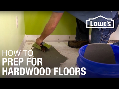 image-How do you install hardwood floors on uneven floor?