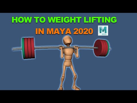 How To Weight Lifting In Maya 2020 Tutorial
