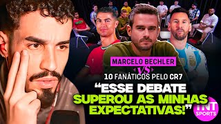 MESSI OU CR7, QUEM É MAIOR? MARCELO BECHLER X 10 FÃS DO CR7! | REACT TNT SPORTS