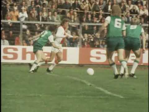 Goal! Gerrie Muhren. 23.09.1973. Ajax - Feyenoord