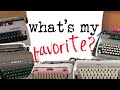 my FAVORITE typewriters! (Updated)