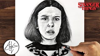 How to Draw Eleven | Stranger Things Drawing Tutorial Easy
