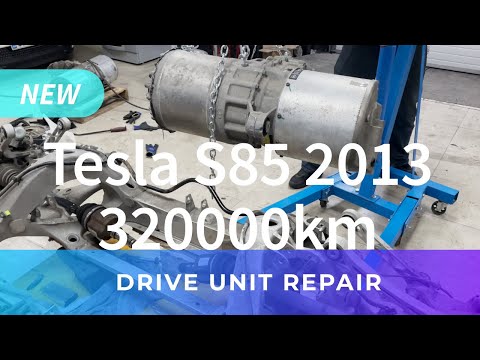 Tesla S85 Drive unit refurbish - noise and isolation