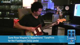 Sune Rose Wagner (The Raveonettes) demoes his "Apparitions" Delay TonePrint