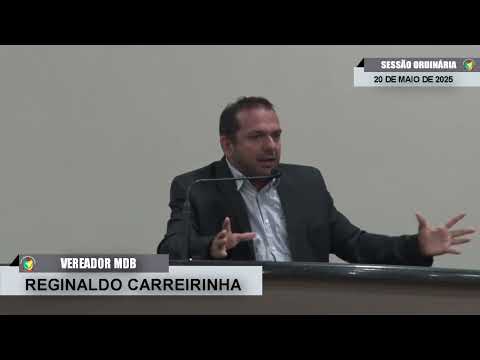 CMBTE - USO DE TRIBULA PELO VEREADOR REGINALDO CARREIRINHA - MDB