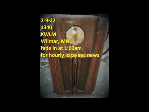 KWLM 1340 Wilmar Minnesota long distance DX AM radio reception