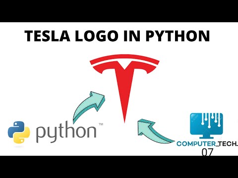 How To Make Tesla Logo In Python Python