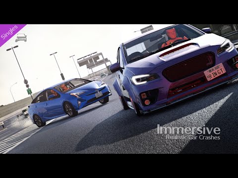 Immersive Realistic Car Crashes - Single #54 - BeamNG.Drive