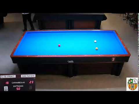 LLIGA CATALANA 3 BANDES 3ª. DIV  -  S.B. FOMENT MOLINS C  vs  C.B. PRAT B