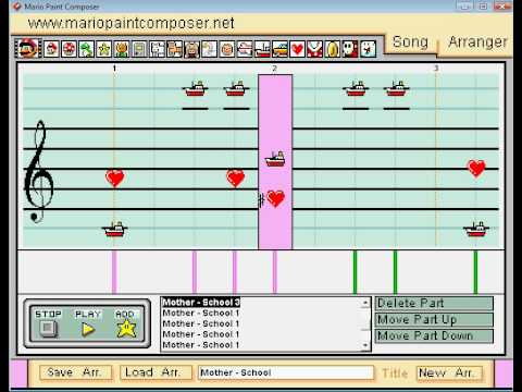 Mother/EarthBound Beginnings - School (Mario Paint Composer)