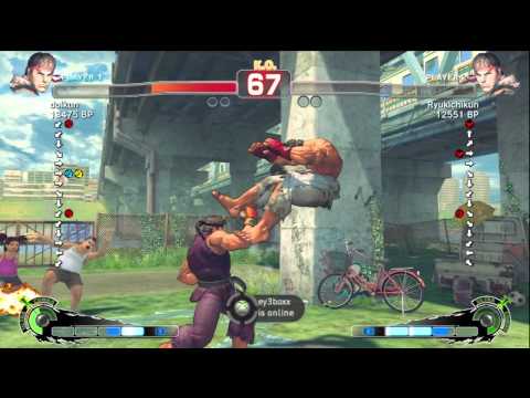 Ryukichikun [Ryu] vs doikun [Ryu] SSF4 Japanese Online Ranked Matches - TRUE-HD