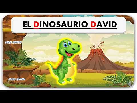 Letra "D" dinosaurio David