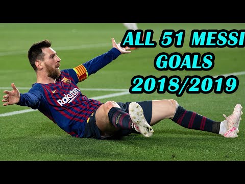 ALL 51 MESSI GOALS IN 2018/19 ● Ellie Goulding - Burn