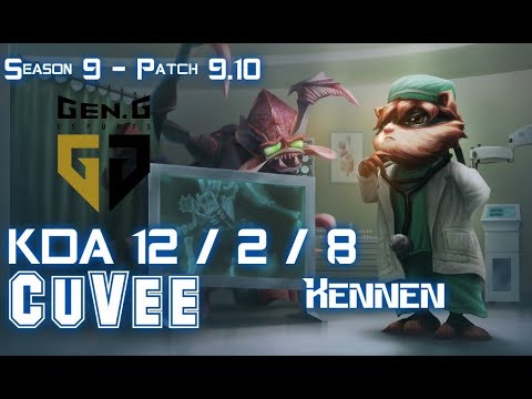 Gen CuVee KENNEN vs YASUO Top - Patch 9.10 KR Ranked