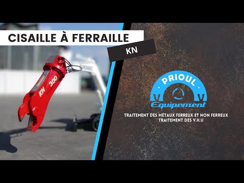 Cisaille à ferraille hydraulique Euromec - KN - pour démolition de métaux ferreux et non ferreux - 76 à 1150 tonnes_4