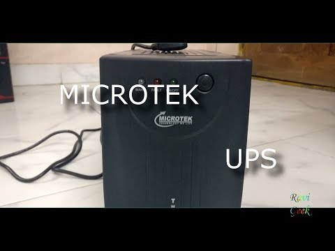 Microtek 1000va ups unboxing & review