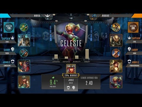 Nova vs Rogue Game 3 Semifinal | Vainglory 8 NA Autumn 2017 Split 1 Week 3