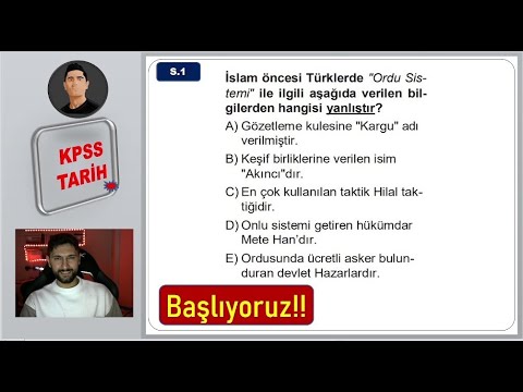 33) Sınav Provası Tadında 27 Soruluk KPSS Tarih Denemesi - KPSS 2024