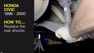 Honda Civic (1996 - 2000) - How to replace the rear shocks - Haynes Manuals