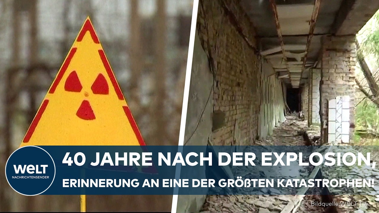 TSCHERNOBYL: 40 Jahre nach der Explosion erinnert die Ukraine an die Opfer der Atomkatastrophe!