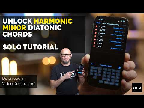 UNLOCK HARMONIC MINOR DIATONIC CHORDS - USING SOLO's CUSTOM CHORD PROGRESSIONS (DOWNLOAD INCLUDED)