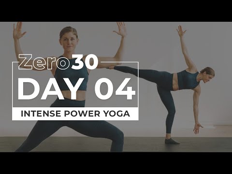 30-Minute INTENSE Power Yoga (No Equipment) | Zero30 Day 4
