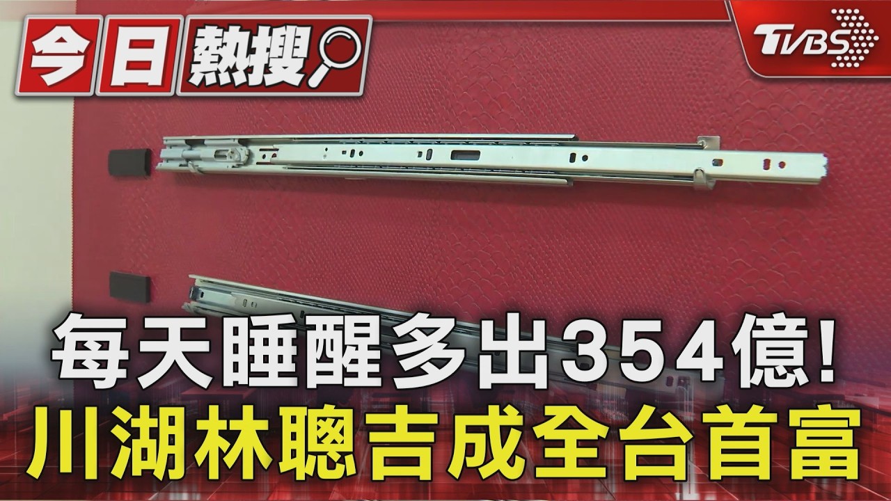 每天睡醒多354億! 川湖老董林聰吉成全台首富 鄰:他很低調