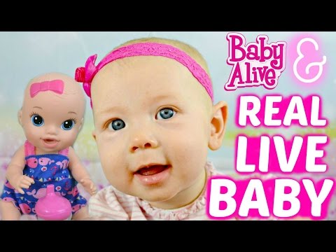 Baby Alive With Real Live Baby Babies Playing Baby Play Time Video