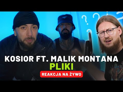 KOSIOR FEAT. MALIK MONTANA "PLIKI" | REAKCJA NA ŻYWO 🔴