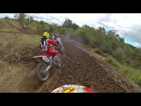 HELMET CAM: Joey Peters - DEP Pipes 2 Stroke Shootout / Sleepy Hollow (MXPTV)