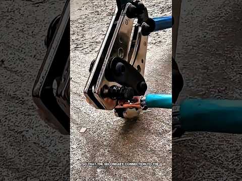 How to Install Large Size Cable Sekun#shorts #satisfying #mechanic #technique #welding#working