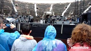 Laura Pausini SOUNDCHECK Verona 03.05.2014