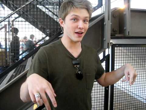 Sterling Knight in Sydney, Aus, saying Chad Dylan Cooper's famous words...
