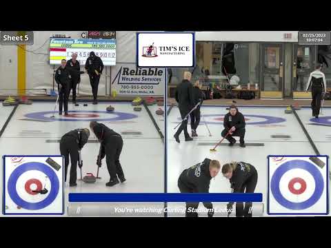 Jacob Libbus vs. Brandt Holt - Draw 10 - Curling Alberta Mixed Provincial Championship