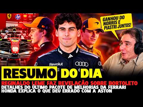 🚨REGINALDO LEME FAZ REVELAÇÃO SOBRE BORTOLETO, DETALHES DA ATUALIZAÇÃO DA FERRARI | FÓRMULA 1