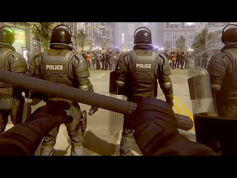 HUNDERTSCHAFT Vs. HOOLIGANS Riot Control Simulator Full Game German