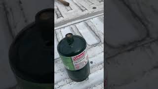 Small LP (liquid propane) cylinder disposal