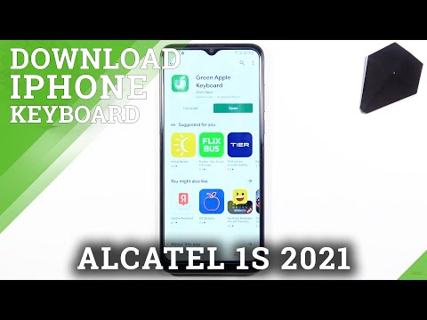 How to Apply Green Apple Keyboard on ALCATEL 1S (2021) – Install iPhone Keyboard