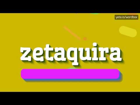 HOW TO SAY ZETAQUIRA? #zetaquira