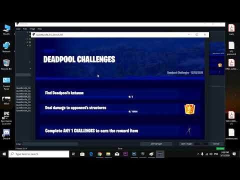 Week 4 Deadpool Challenges - Find Deadpool Katanas and Deal 10000 damage to opponent structures