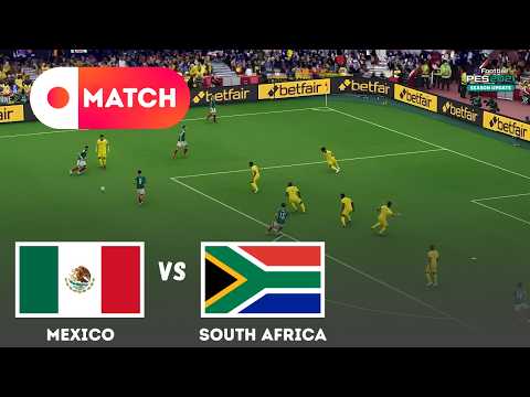 SOUTH AFRICA VS MEXICO | World Cup 2026 Match Simulation | eFootball PES 21 Gameplay