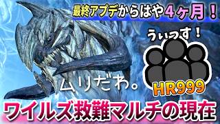 最終アプデから4ヶ月…今の『王アルシュ救難マルチ』がHR999の化け物だらけでレベルが高すぎる件【モンハンワイルズ】