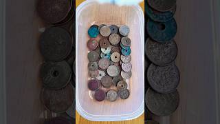 Cleaning Coins with Salt &amp; Vinegar Watch these old coins shine again! #coincleaning #satisfying