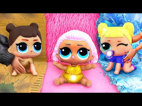 Cardboard, Fluffy & COLD Craft Challenge! DIY Miniature Furniture for Dolls