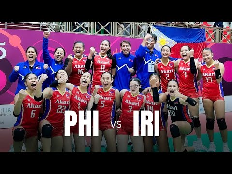 🇵🇭Philippines vs. 🇮🇷Iran Highlights | AVC Asian Women’s U16 Championship