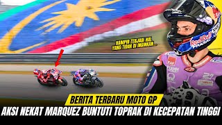 Download lagu ALMOST FATAL‼️MARC MARQUEZ'S DESPERATE ACTION OF 'STEALING TOPRAK'S KNOWLEDGE IN SEPANG CAUSES A ... mp3