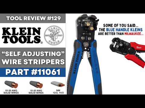 Klein "Self Adjusting" Strippers - Some Said They're Better Than Milwaukee #tools #klein #electrical