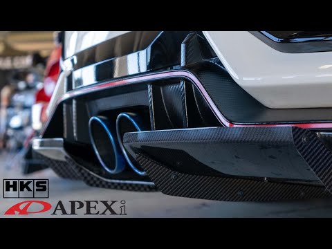 HKS Downpipe + Frontpipe & Apex'i N1-X Evolution Extreme Exhaust for Honda Civic Type R (FK8)