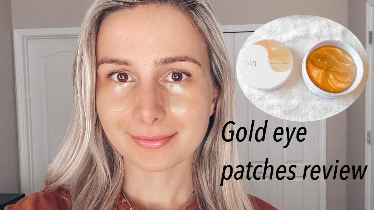 DOES IT WORK?? | GOLD Eye Mask first impression review / DARK CIRCLES