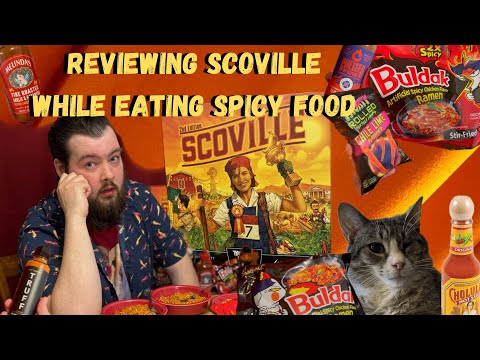 Scoville Review while eating Spicy Food! 